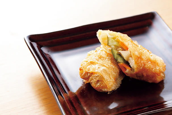 健康漬物ラブレ糠漬の湯葉揚げ